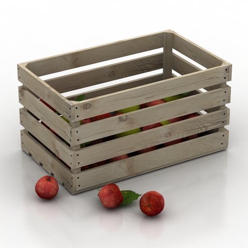 box apples 3D Model Preview #7fc8dfd9