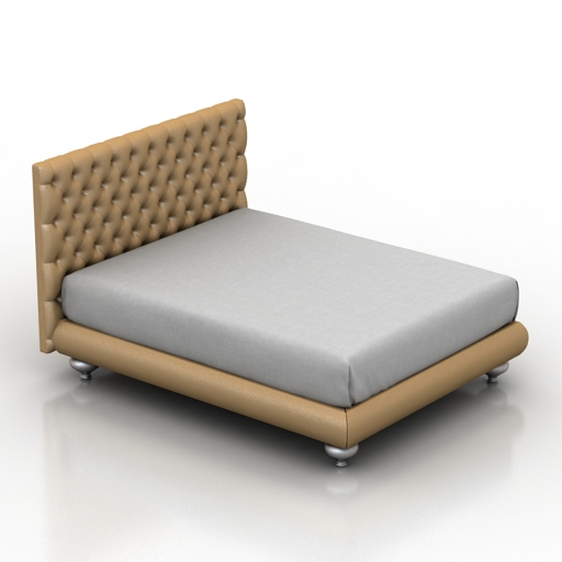 Bed 3D model large preview