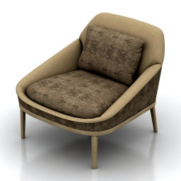 3D Armchair preview