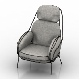 3D Armchair preview