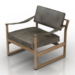 3D Armchair preview