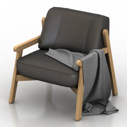 3D Armchair preview