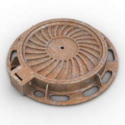 3D Sewer hatch preview