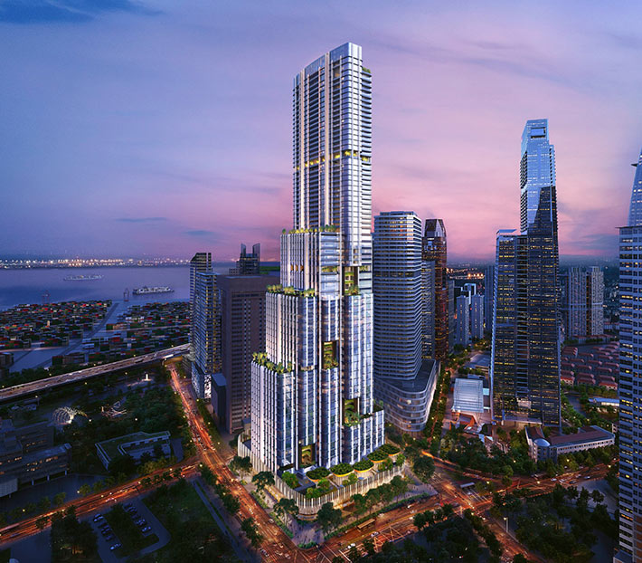 8 Shenton Way tower by SOM, Singapore