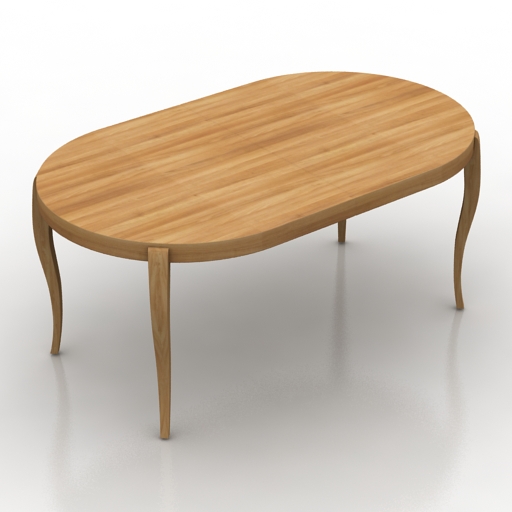 Table 3D model large preview