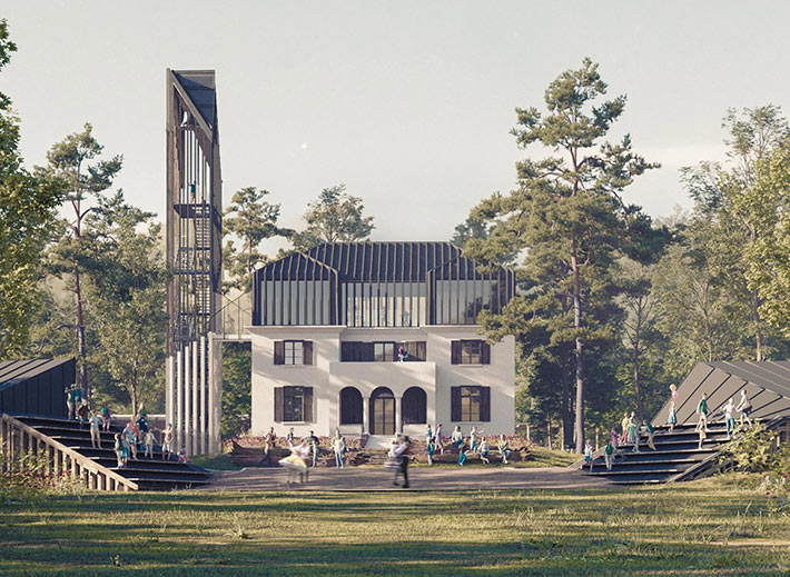 Children's resort concept for MCC, Révfülöp, Hungary