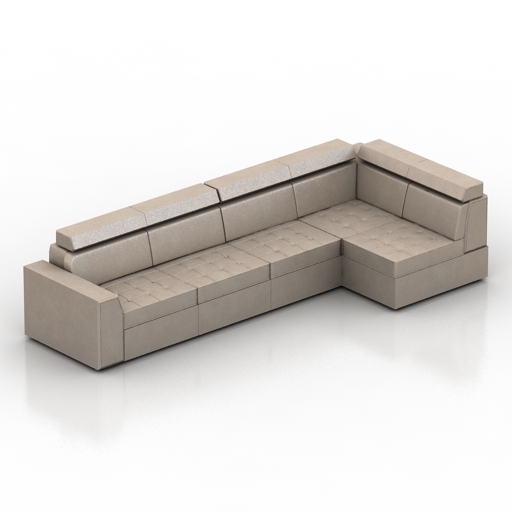 Sofa 3D model large preview