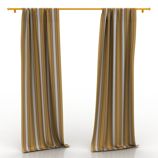 curtain 4 3D Model Preview #71f82daa