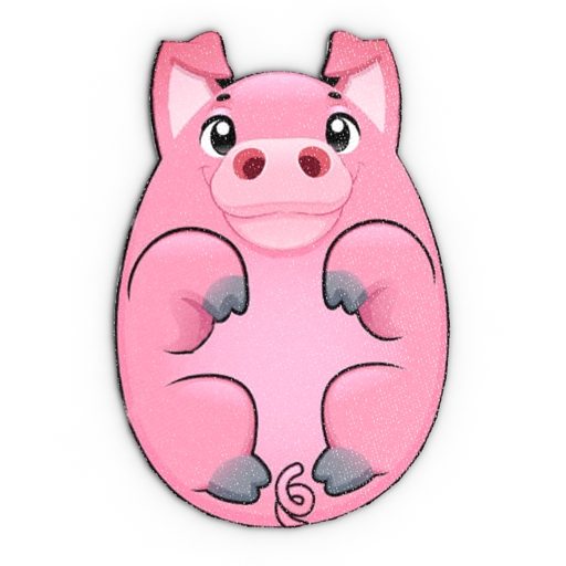carpet pig 3D Model Preview #aa5837d0