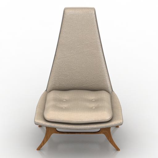 chair mid century modern chair 3D Model Preview #ab303af6