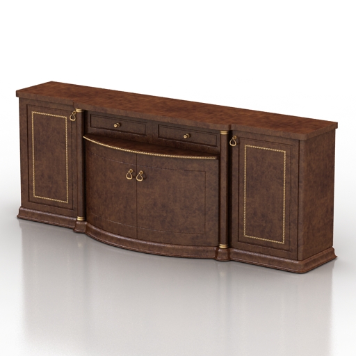Locker 3D model large preview