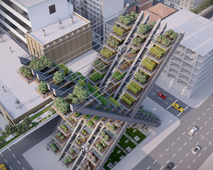New York vertical farm by WALL Corporation, NYC, USA