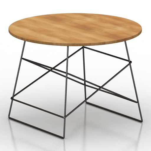 Table 3D model large preview
