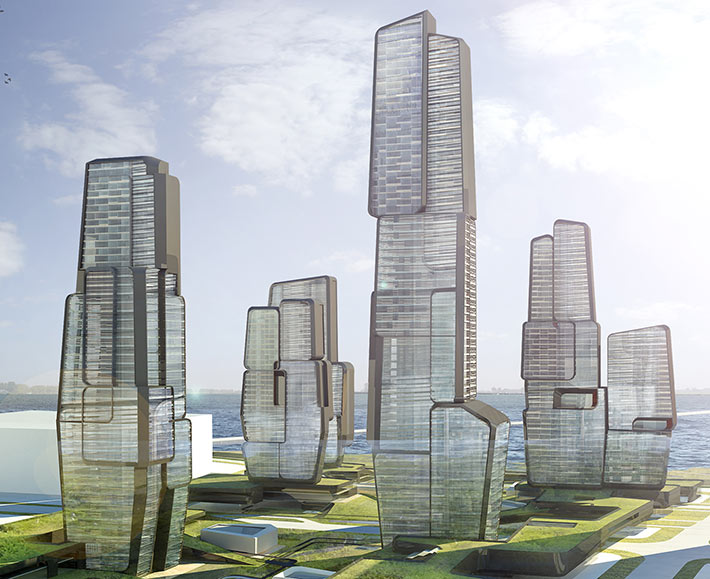 Yongjia World Trade Centre by UNStudio, Wenzhou, China
