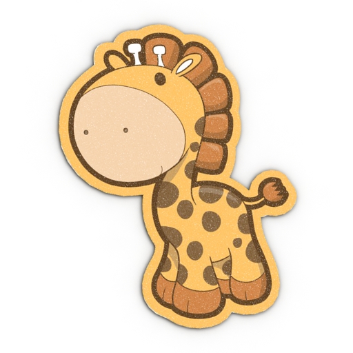 carpet giraffe 3D Model Preview #2d259b6b
