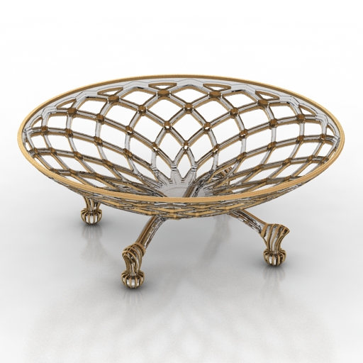 vase fruit bowl 3D Model Preview #701fca77