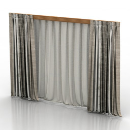 3D Curtain preview