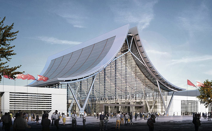 Zhengzhou Aviation City-Expo by gmp, Hangzhou, China