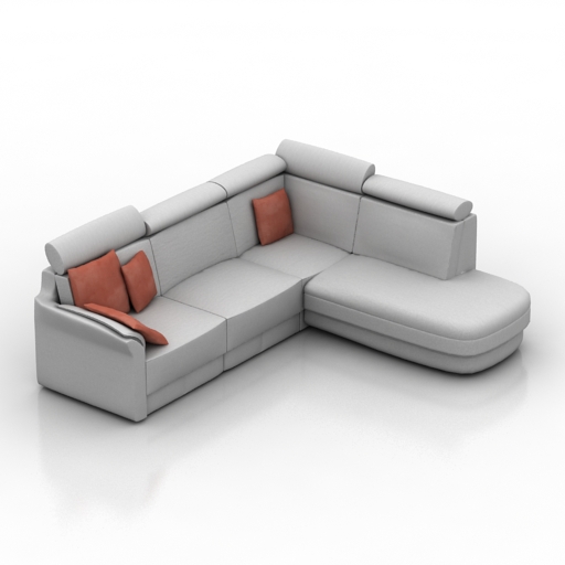 Sofa 3D model large preview