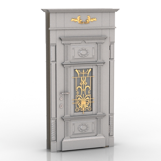 door 3D Model Preview #254773ed