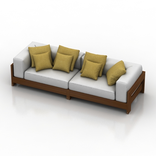 Sofa 3D model large preview