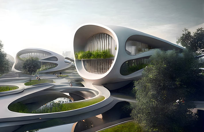 Floating City by Luca Curci Architects & Tim Fu