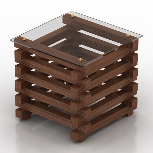 Table 3D model large preview