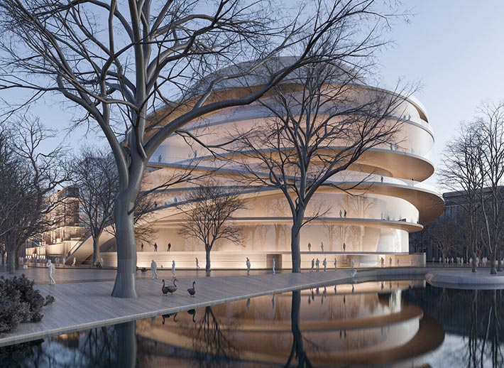 Opera House by ingenhoven associates, Düsseldorf, Germany
