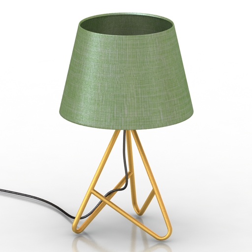 lamp albus twisted table lamp 3D Model Preview #02eccd45