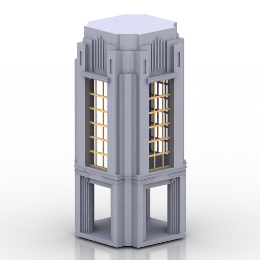 Building 3D model large preview