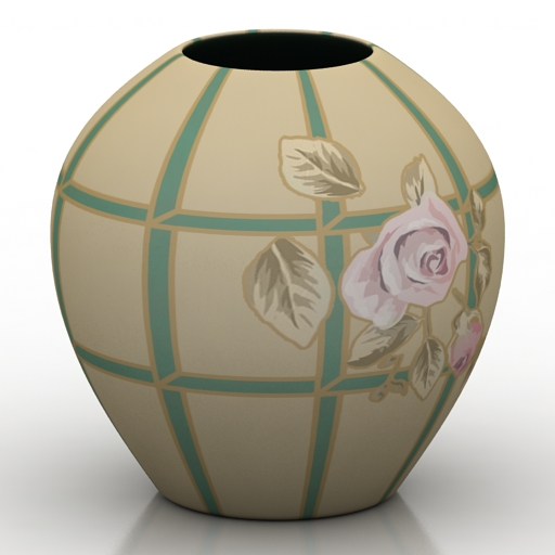 Vase 3D model large preview