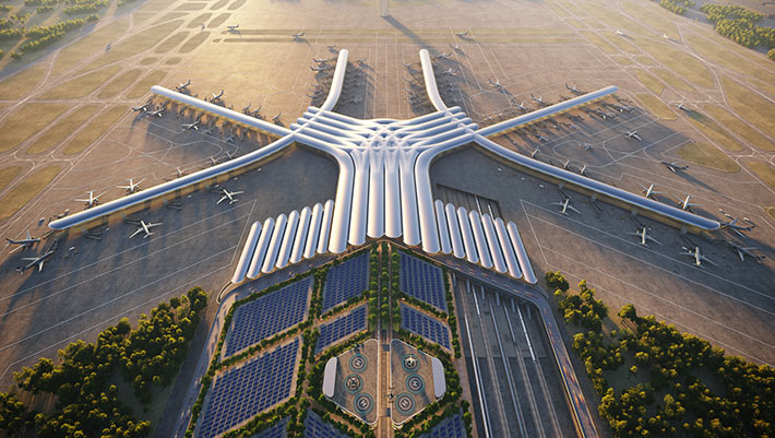 CPK airport by Foster + Partners, Poland