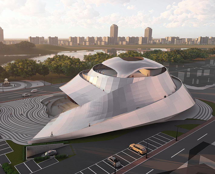 Jinju Culture Centre, Jinju-si, South Korea