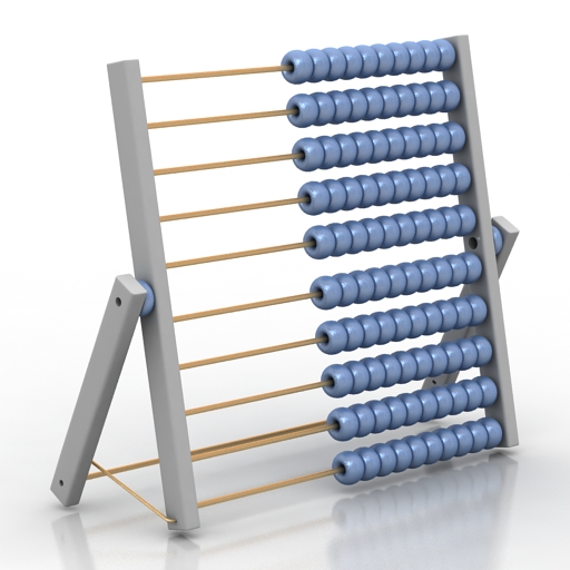 Abacus 3D model large preview