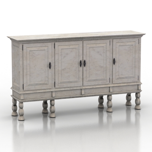 locker chest renaissance 3D Model Preview #e5f0ad3a