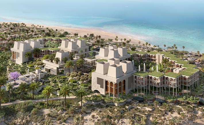High-end health resort, Amaala, Saudi Arabia