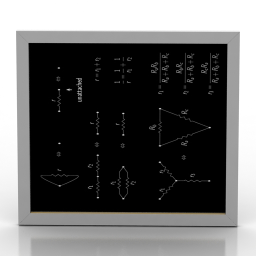 Board 3D model large preview