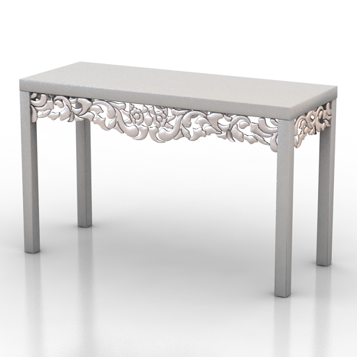 Table 3D model large preview