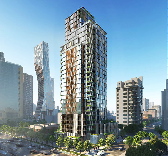 1698 West Georgia Street by KPF, Vancouver, Canada