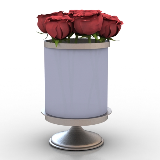 Vase 3D model large preview