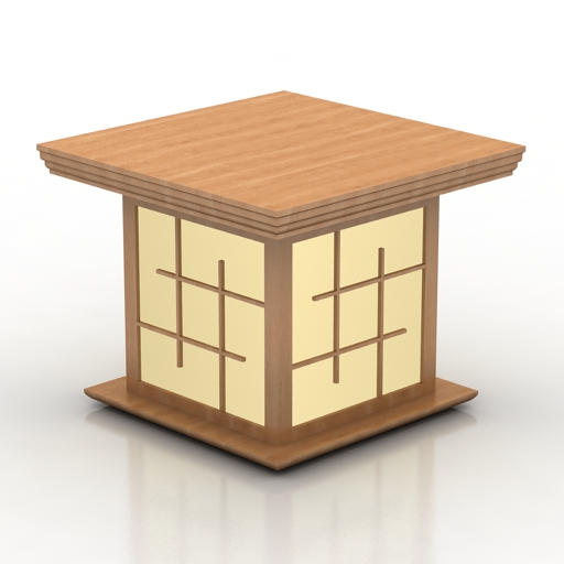 lamp svetresurs 592-727-01 japanese lamp 3D Model Preview #df8e3f69
