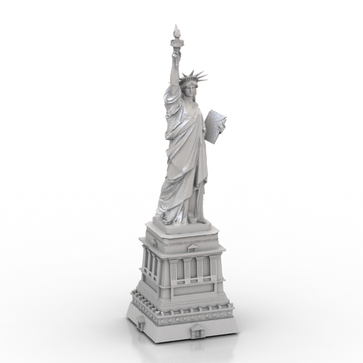 Statue 3D model large preview
