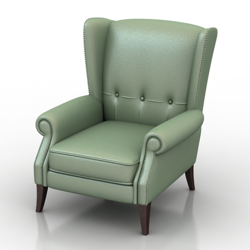 Armchair 3D model large preview
