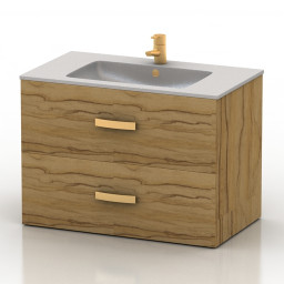 3D Wash-basin preview