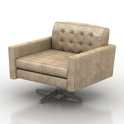 3D Armchair preview