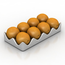 3D Oranges preview