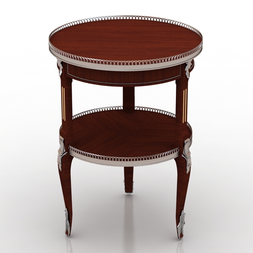 table bonora - pedestal louis xvi 3D Model Preview #f163c10f