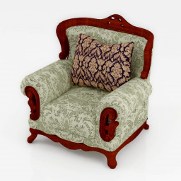 3D Armchair preview