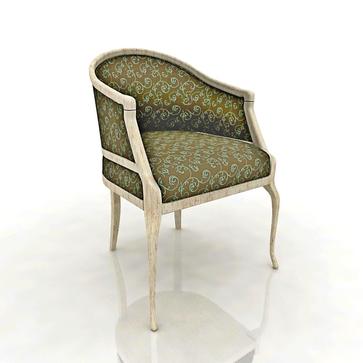 armchair classic selva 3D Model Preview #425eb69f