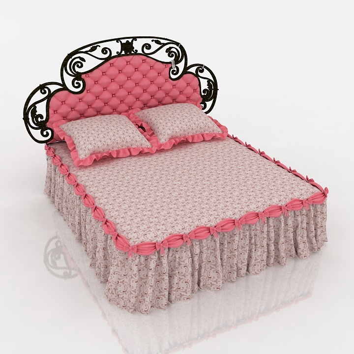 gruppo 396 argesta bed 3D Model Preview #7ed30cef